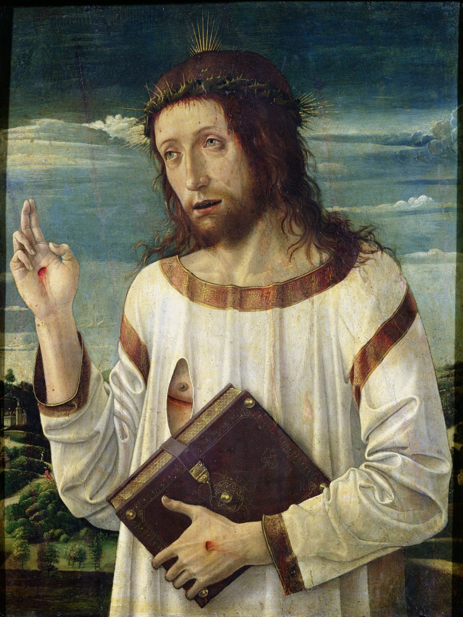 基督祝福 作者 乔凡尼·贝里尼（Giovanni Bellini）