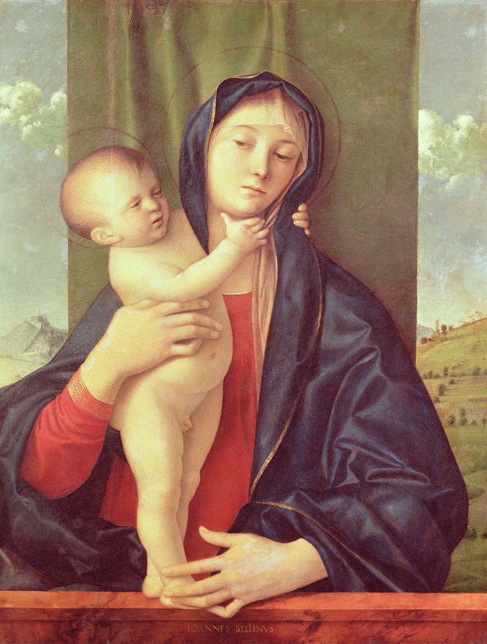 维尔京和儿童，c.1487 作者 乔凡尼·贝里尼（Giovanni Bellini）