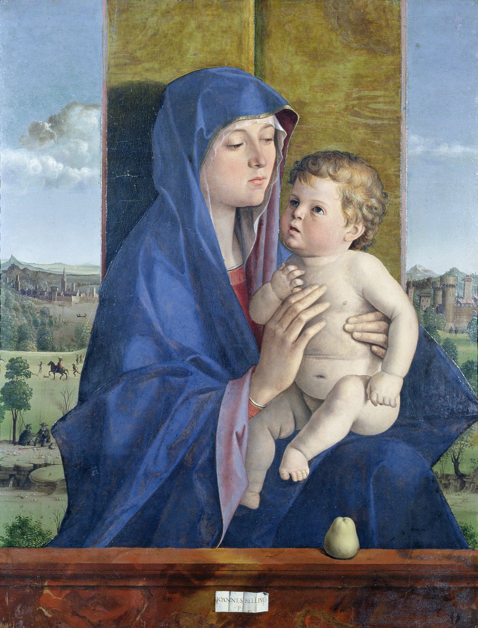 梨的处女 作者 乔凡尼·贝里尼（Giovanni Bellini）