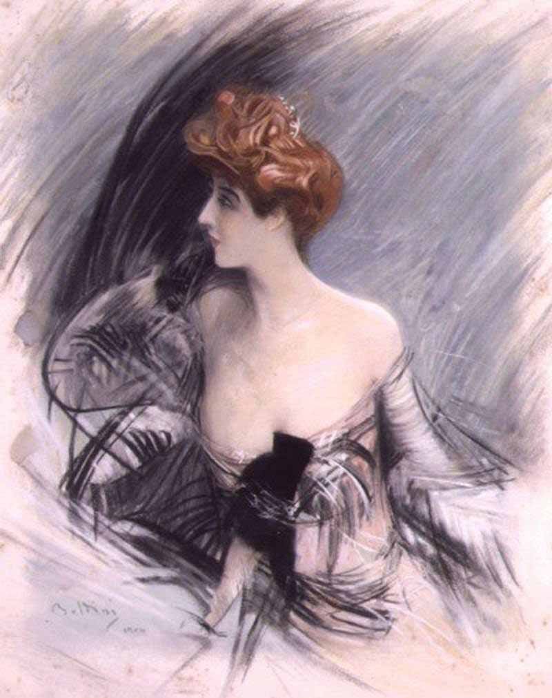 莎拉伯恩哈特的肖像？ 作者 乔凡尼·博尔迪尼（Giovanni Boldini）