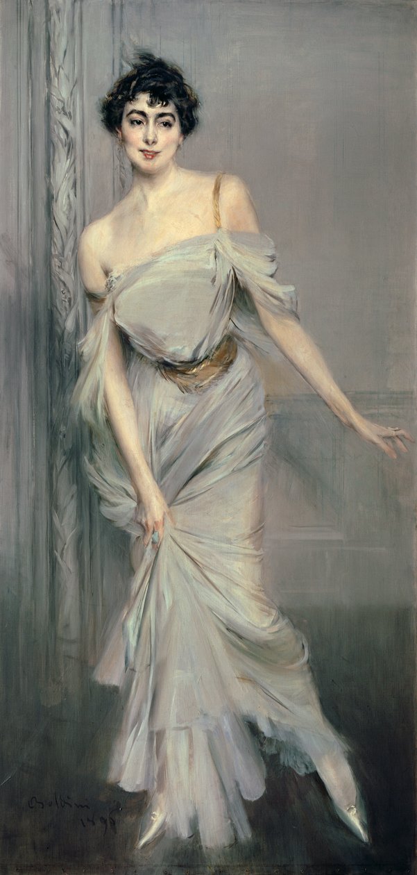 查尔斯马克斯夫人，1896年 作者 乔凡尼·博尔迪尼（Giovanni Boldini）