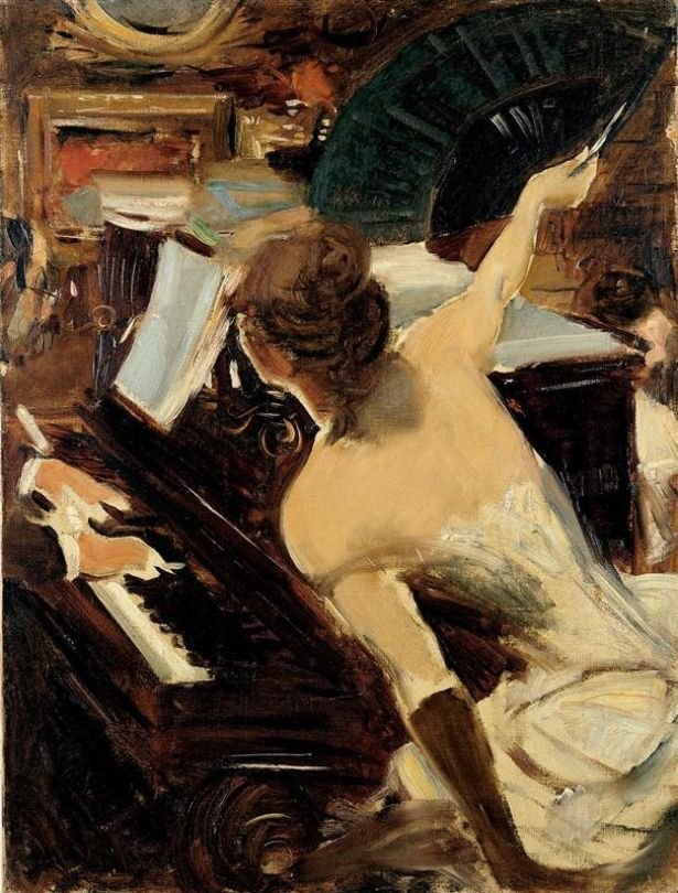 蒙多娜歌手 作者 乔凡尼·博尔迪尼（Giovanni Boldini）