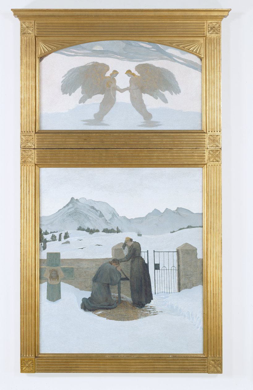 宗教舒适，1897年 作者 乔凡尼·塞甘蒂尼（Giovanni Segantini）