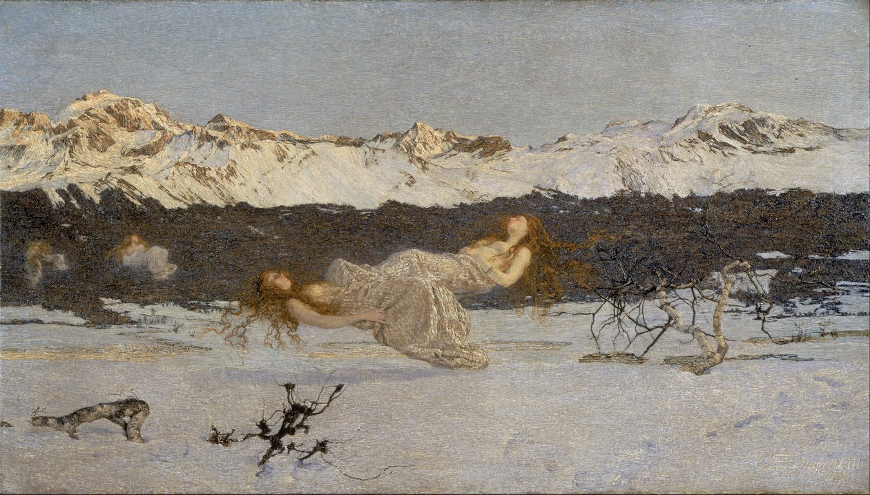 对欲望的惩罚 作者 乔凡尼·塞甘蒂尼（Giovanni Segantini）