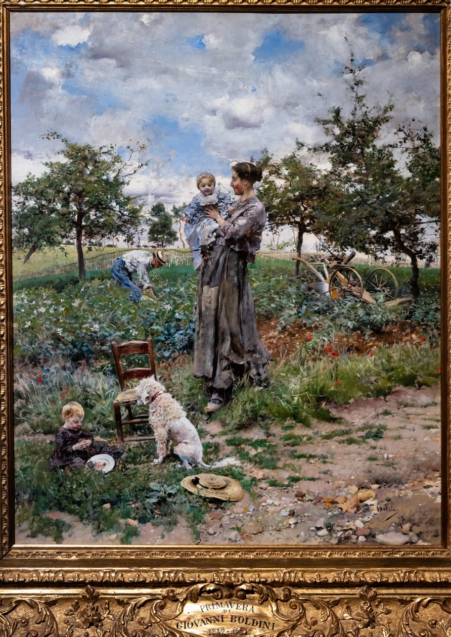 乡村（春天） 作者 乔凡尼·博尔迪尼（Giovanni Boldini）