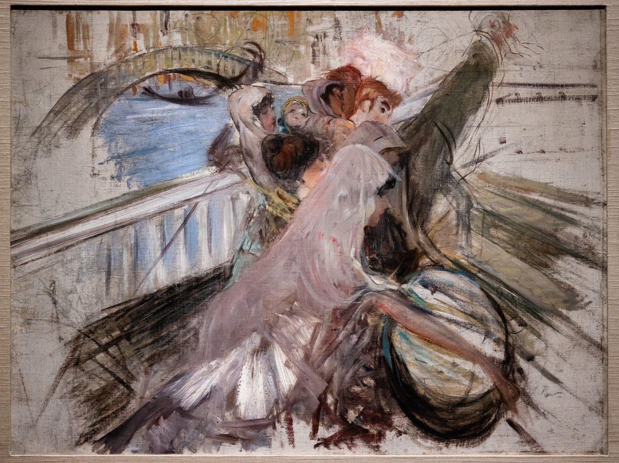 威尼斯的妇女 作者 乔凡尼·博尔迪尼（Giovanni Boldini）