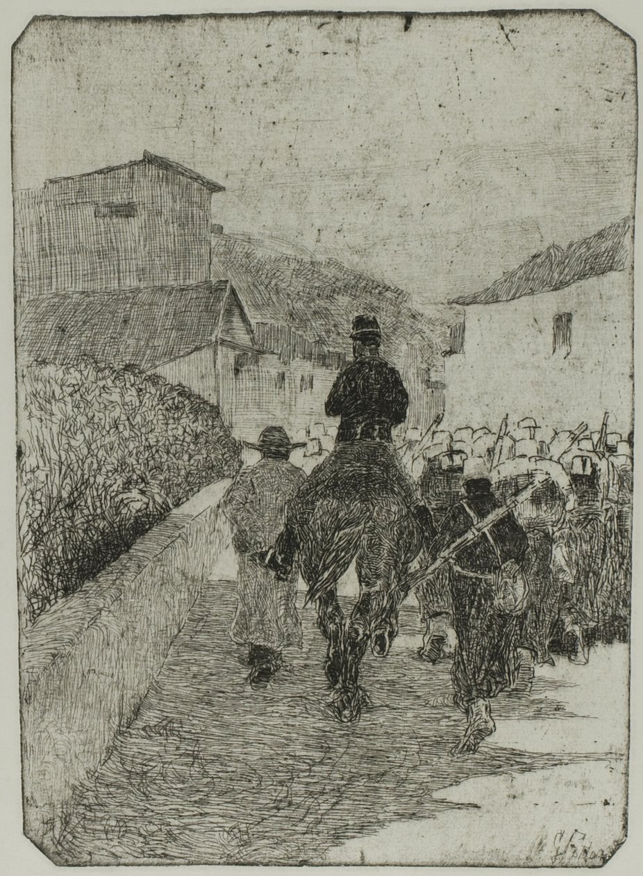 军事长廊 作者 乔凡尼·法托里（Giovanni Fattori）