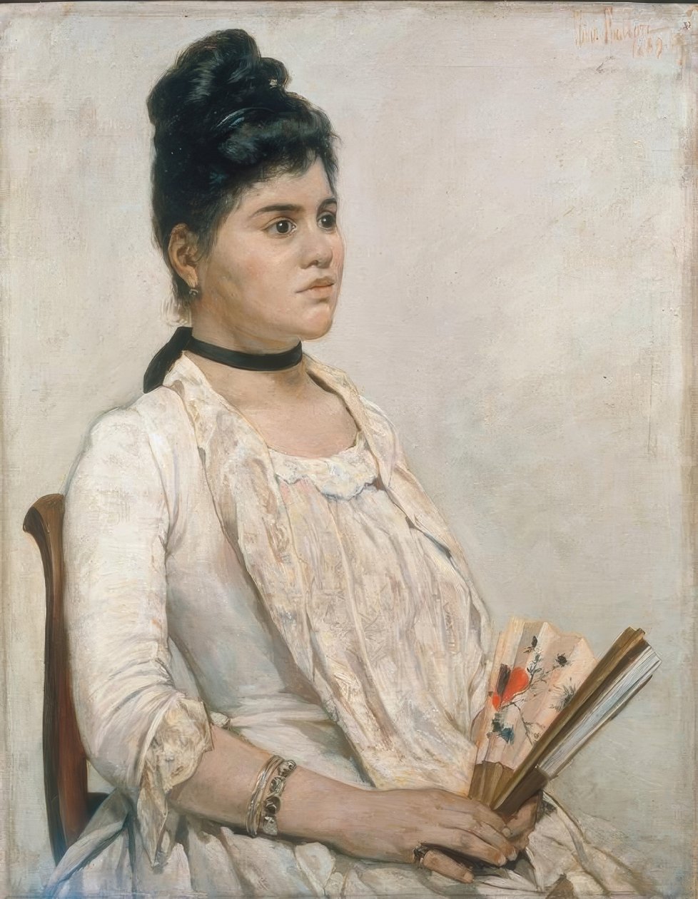 继女的画像 作者 乔凡尼·法托里（Giovanni Fattori）