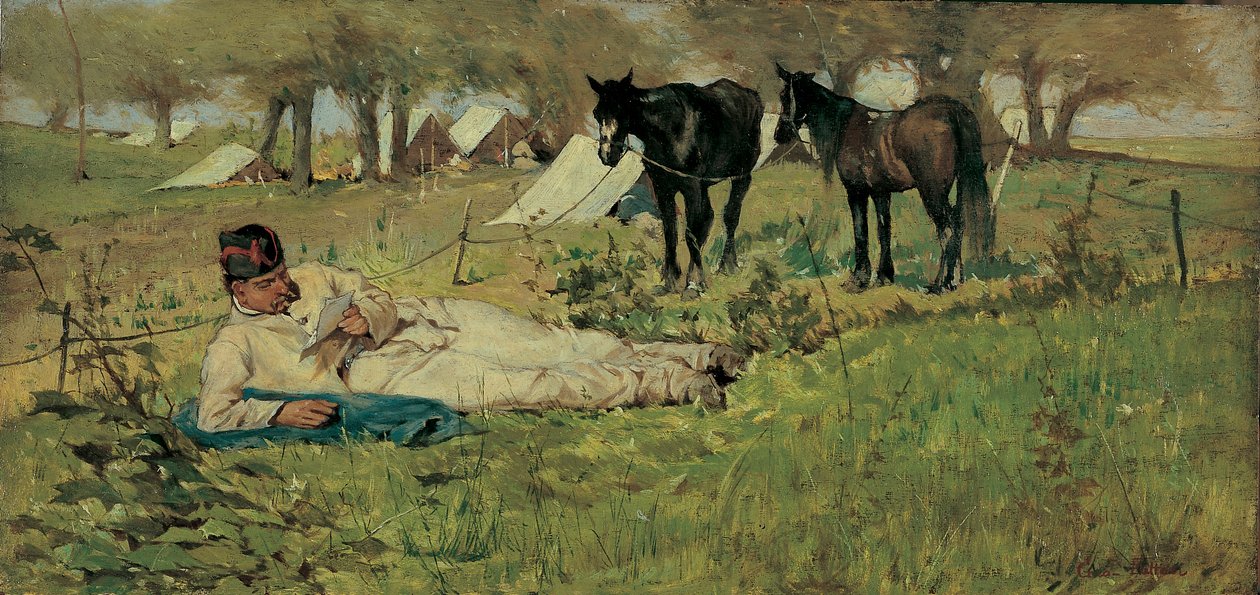 致实地的信 作者 乔凡尼·法托里（Giovanni Fattori）