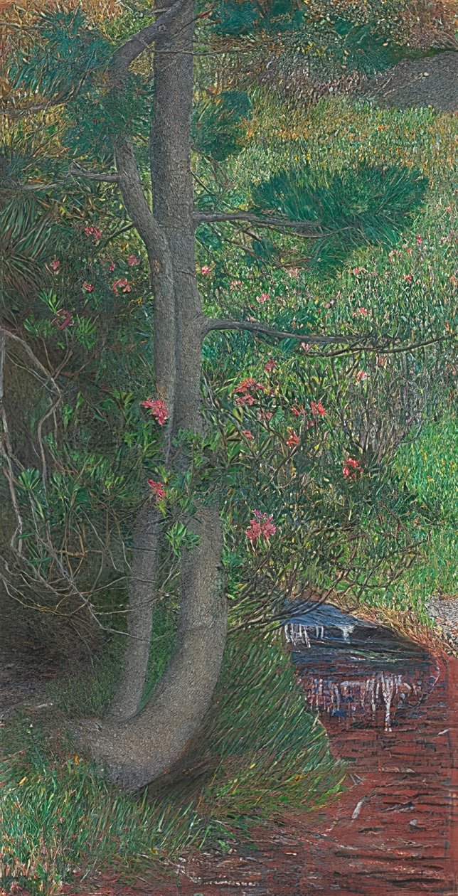 松树。约于1897年 作者 乔凡尼·塞甘蒂尼（Giovanni Segantini）