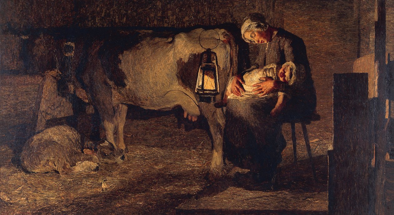 两位母亲 作者 乔凡尼·塞甘蒂尼（Giovanni Segantini）