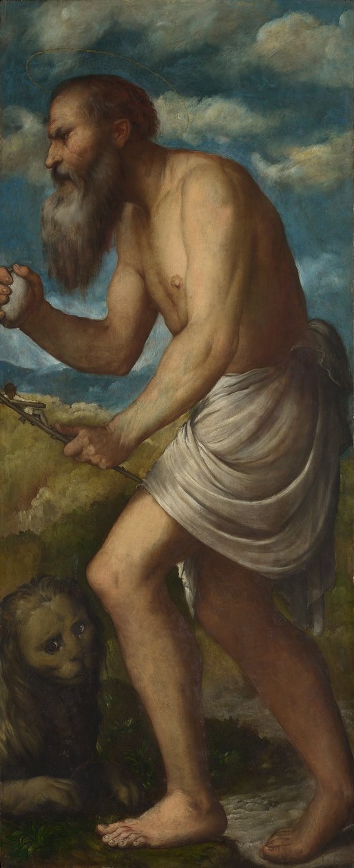 圣杰罗姆 作者 罗洛尼诺（Girolamo Romanino）
