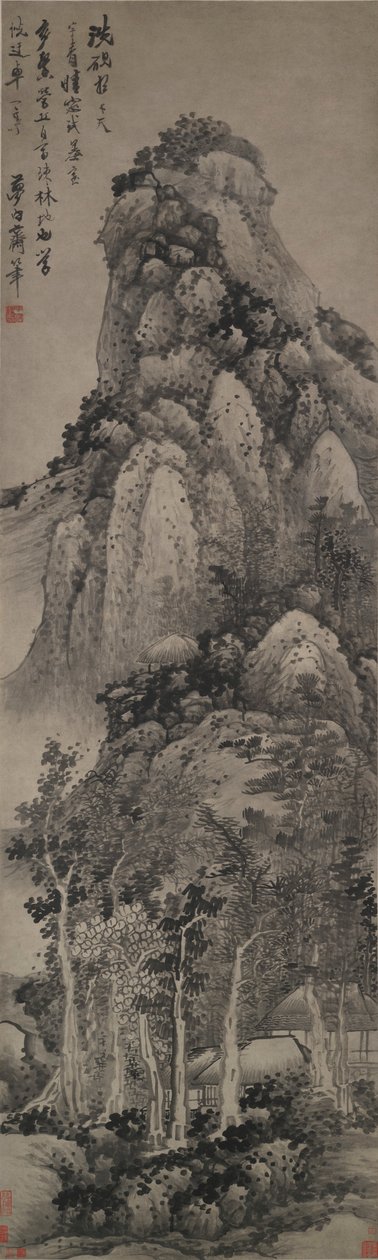 高阁 作者 龚贤