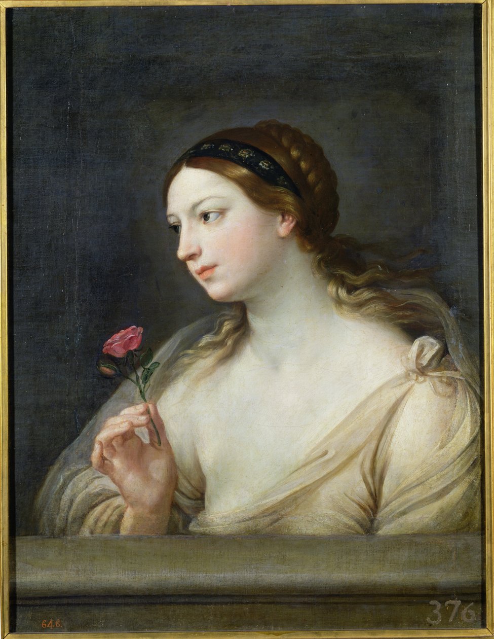 玫瑰的女孩 作者 吉多·雷尼（Guido Reni）