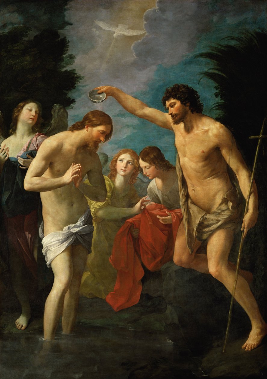 基督的洗礼 作者 吉多·雷尼（Guido Reni）