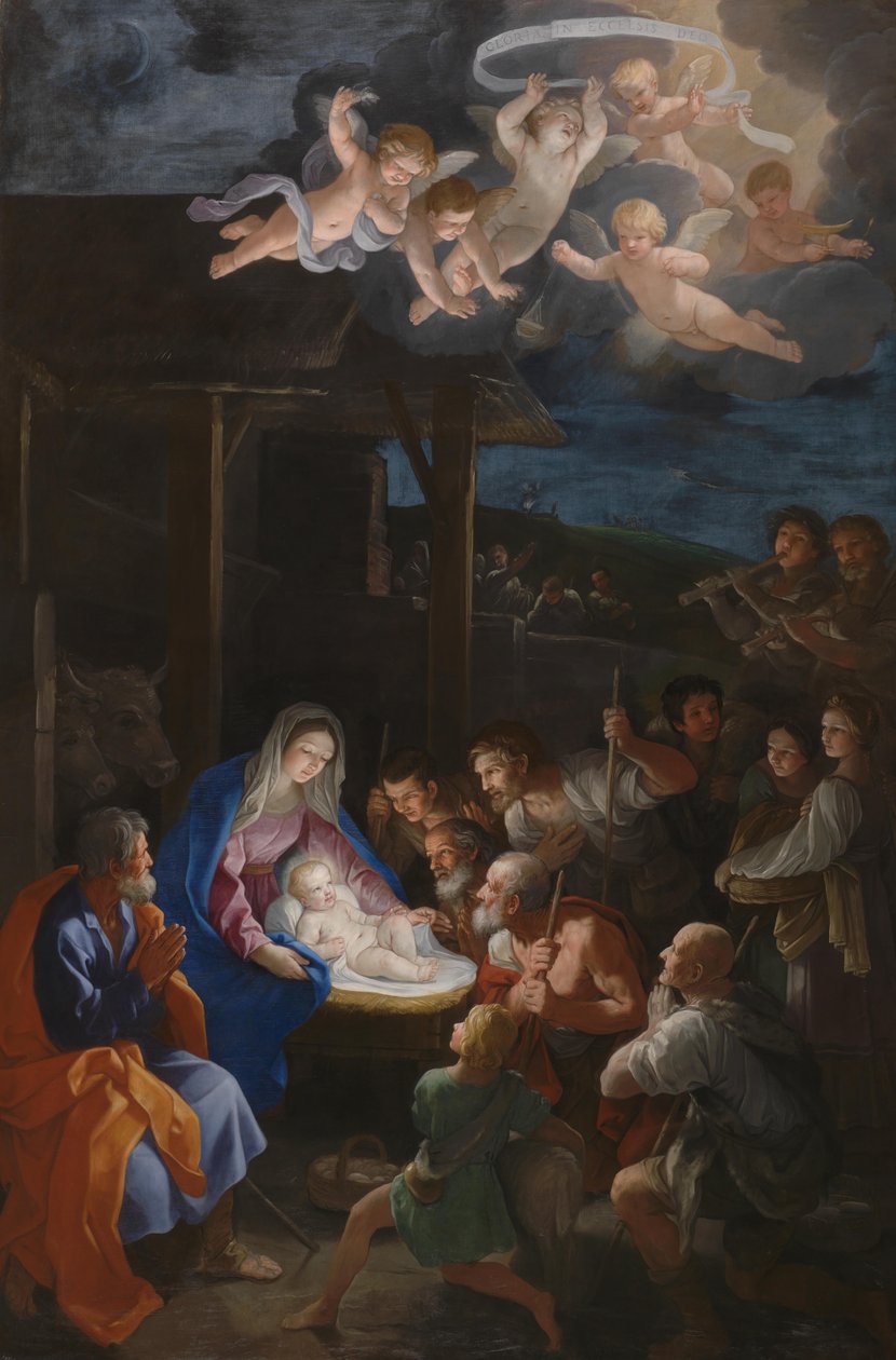 1640年的夜晚诞生 作者 吉多·雷尼（Guido Reni）