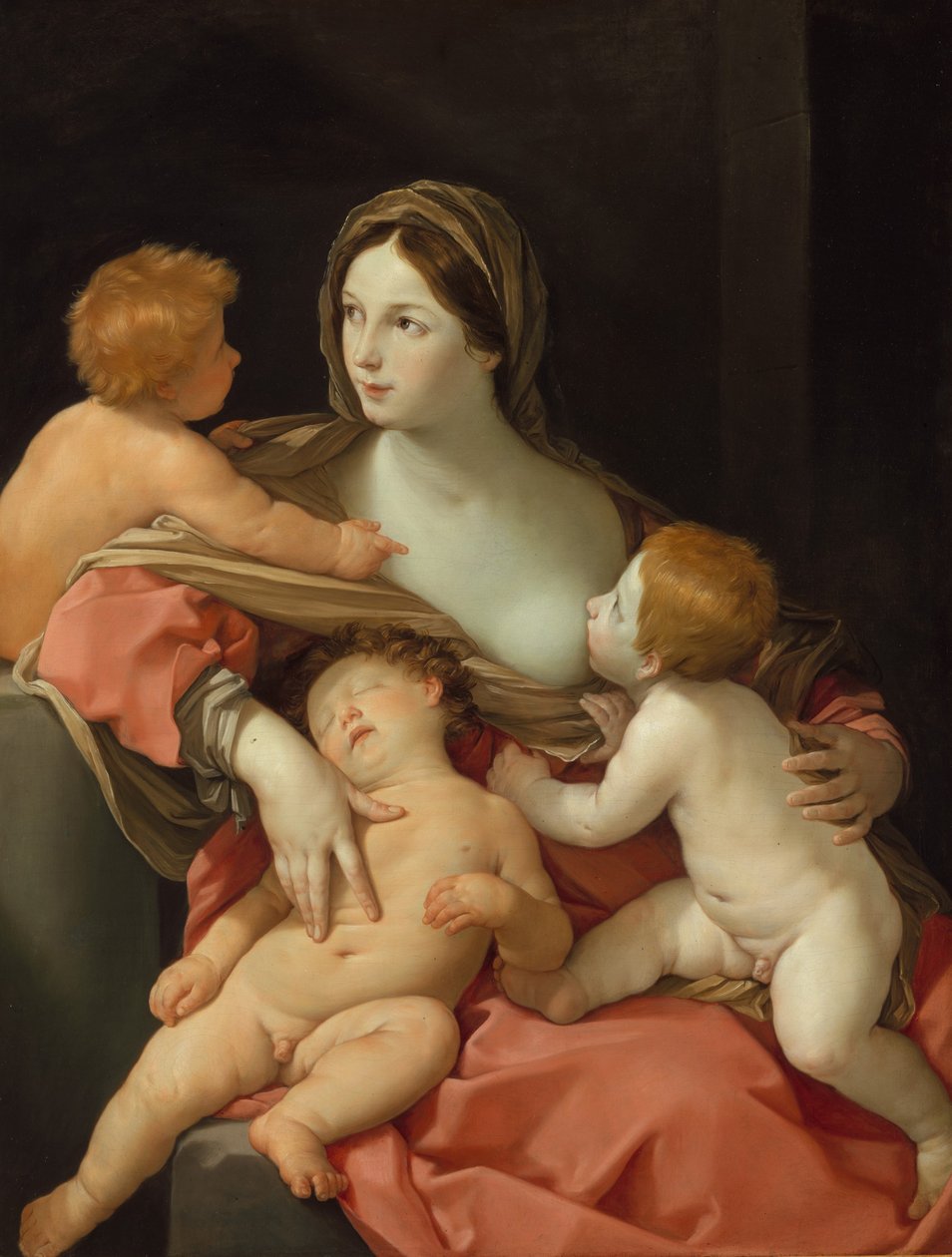 慈善（布面油画） 作者 吉多·雷尼（Guido Reni）