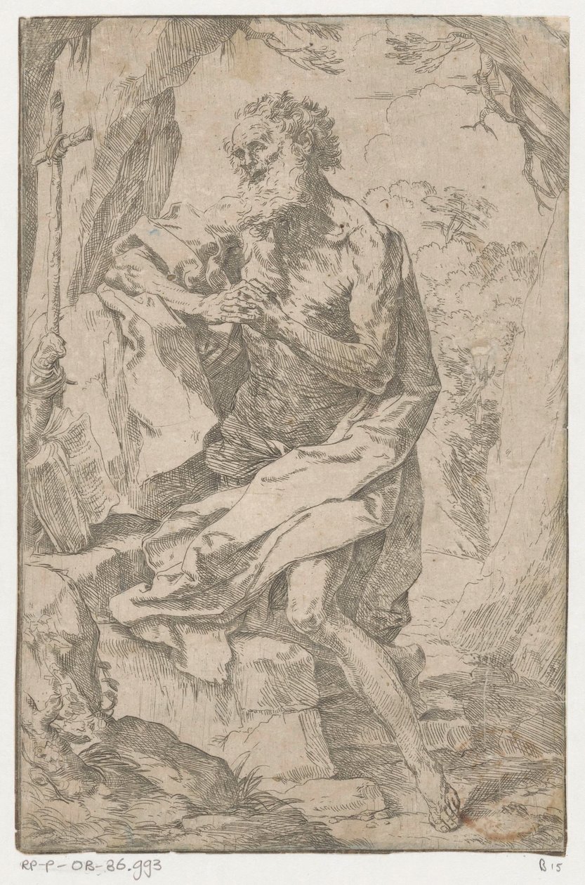 荒野中的圣杰罗姆 作者 吉多·雷尼（Guido Reni）