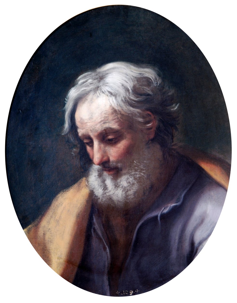 圣约瑟夫的头像》，17世纪 作者 吉多·雷尼（Guido Reni）