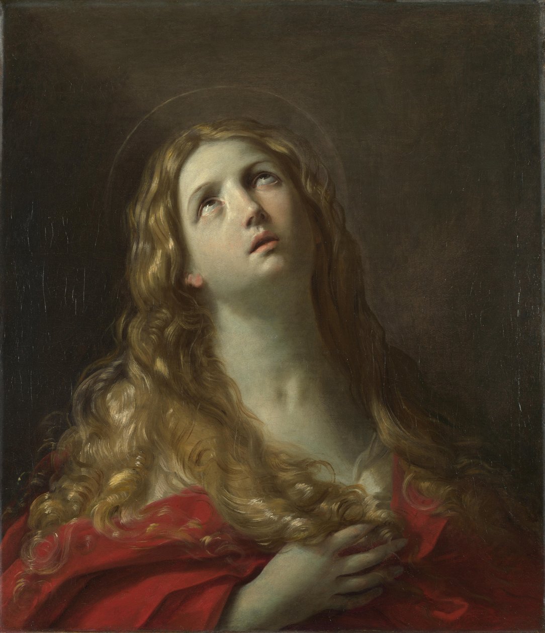 圣玛丽抹大拉角c。 1635。 作者 吉多·雷尼（Guido Reni）