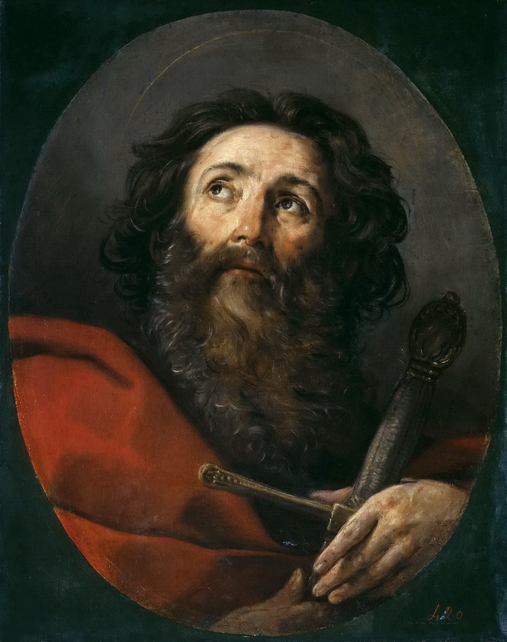 使徒保罗角1617。 作者 吉多·雷尼（Guido Reni）
