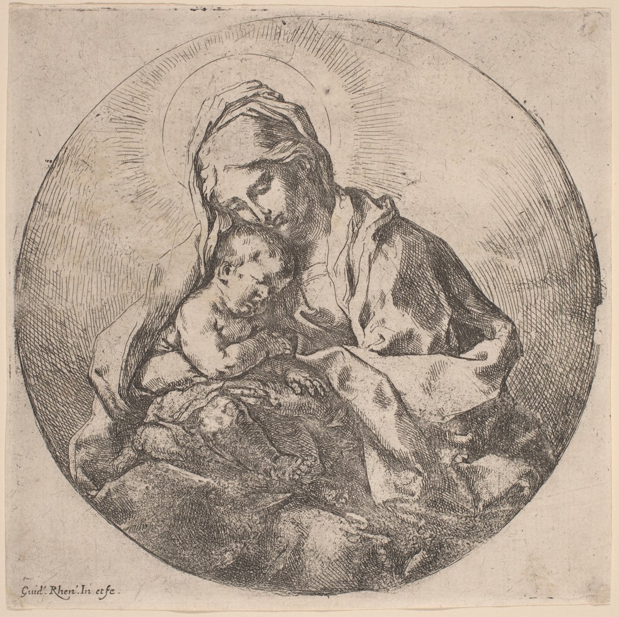 圣母与圣婴 作者 吉多·雷尼（Guido Reni）