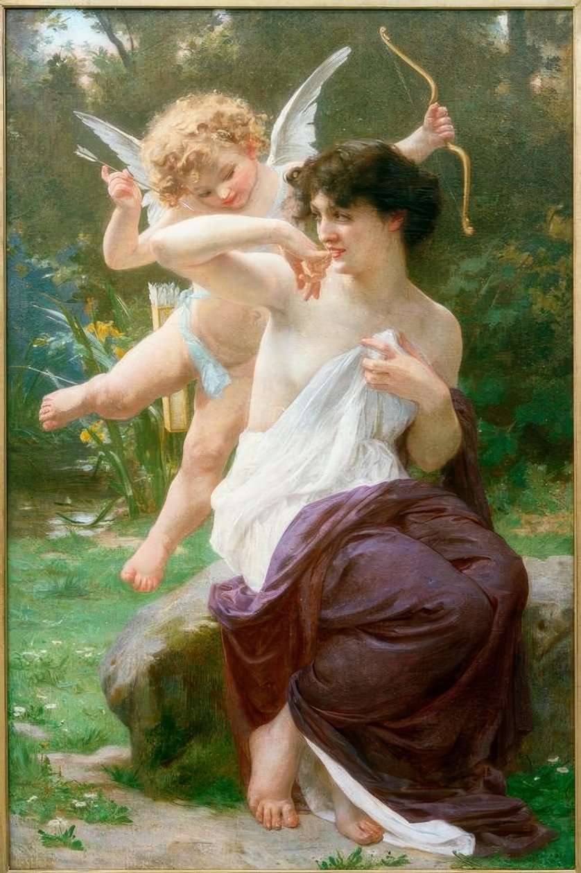 金星与丘比特 作者 纪尧姆·塞格纳克（Guillaume Seignac）