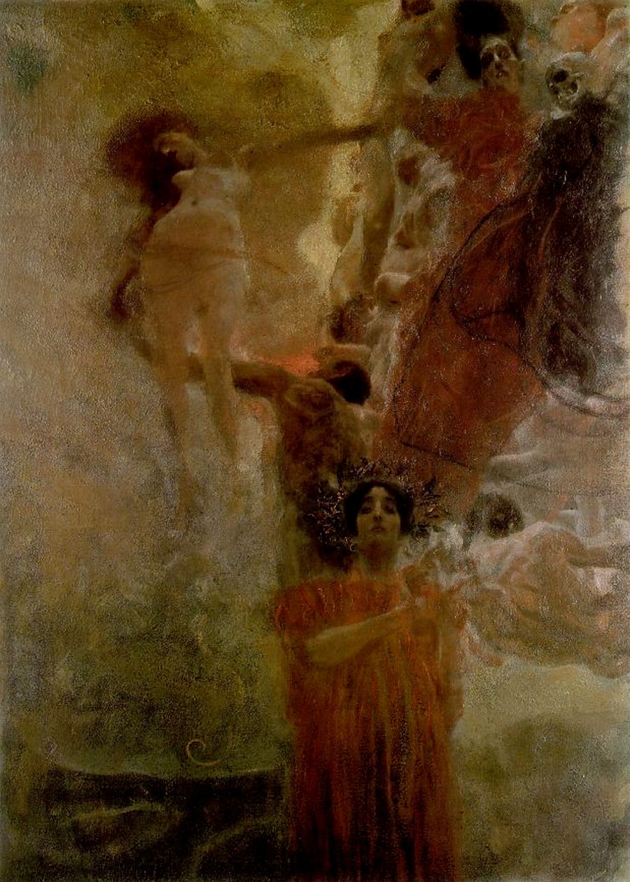 医学寓言（草案），1897-98 作者 古斯塔夫·克里姆特