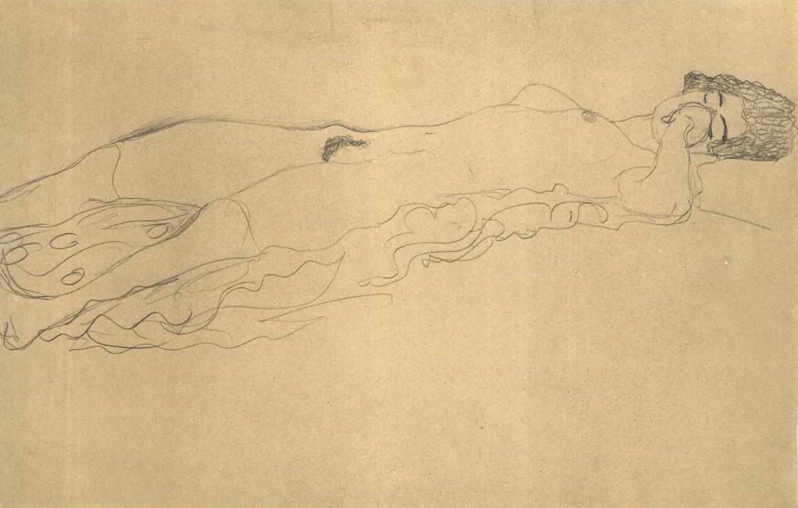 说谎行为在右边 作者 古斯塔夫·克里姆特