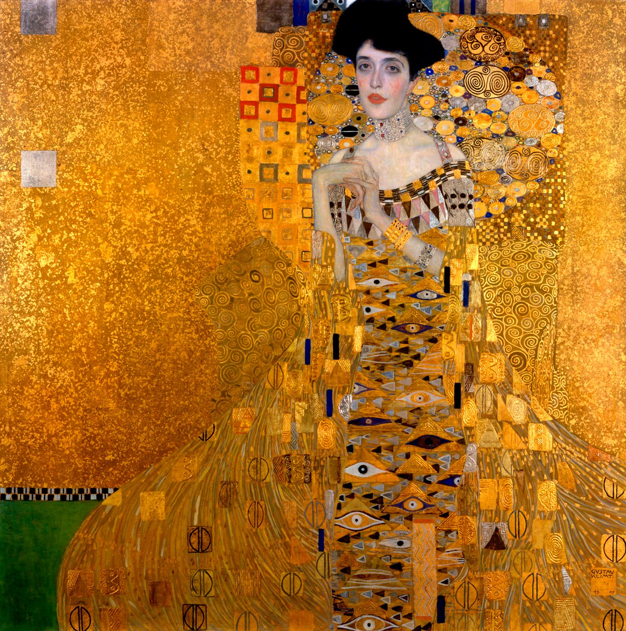 阿黛尔·布洛赫·鲍尔（Adele Bloch-Bauer I），1907年 作者 古斯塔夫·克里姆特