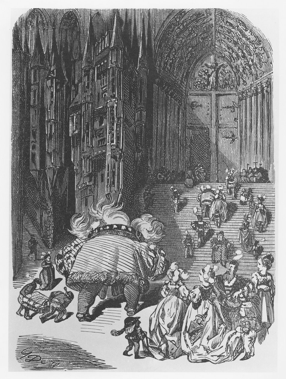 来自&39;Gargantua和Pantagruel&39;的插图，作者：FrançoisRabelais 作者 古斯塔夫·多尔（Gustave Dore）