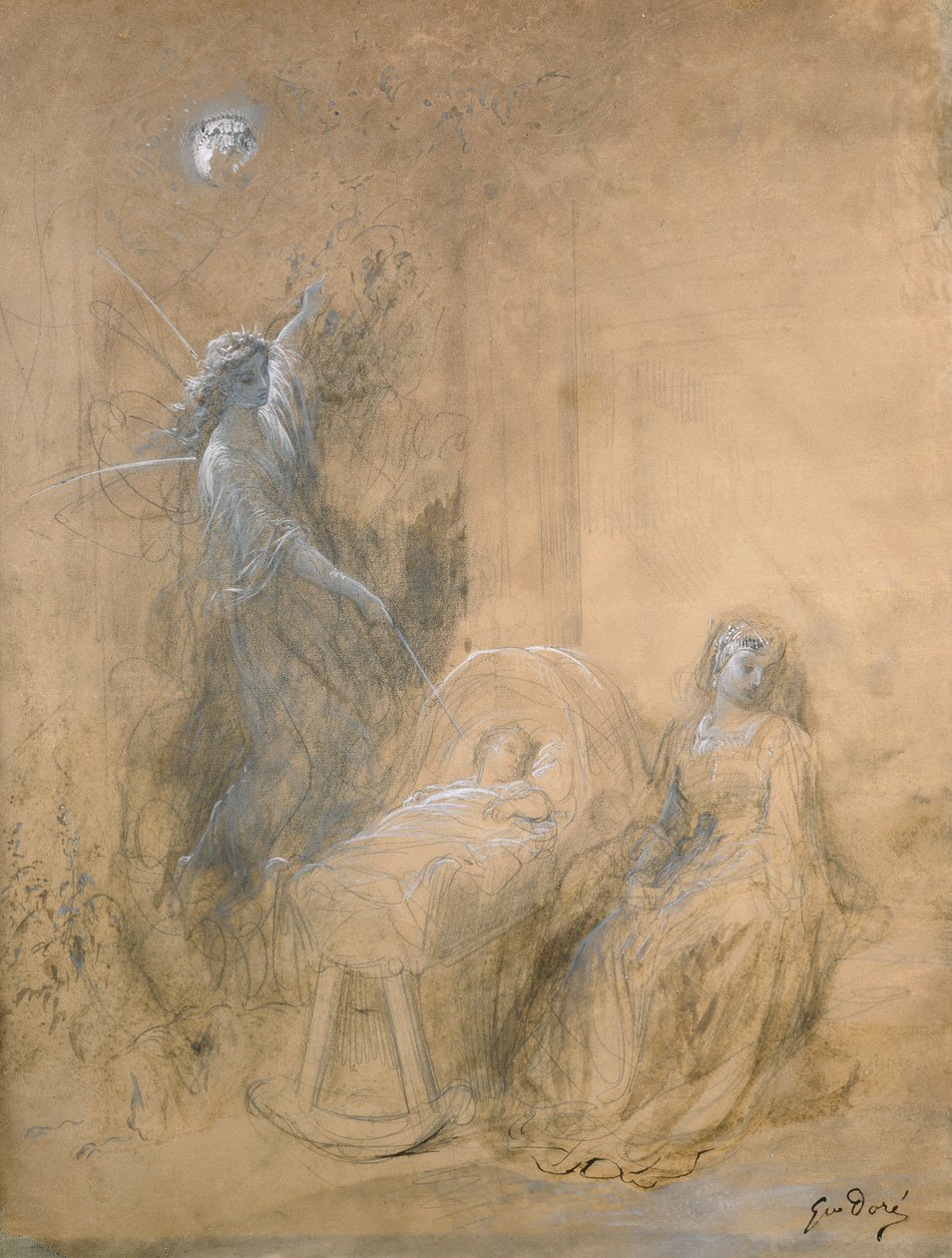 女王马布 作者 古斯塔夫·多尔（Gustave Dore）