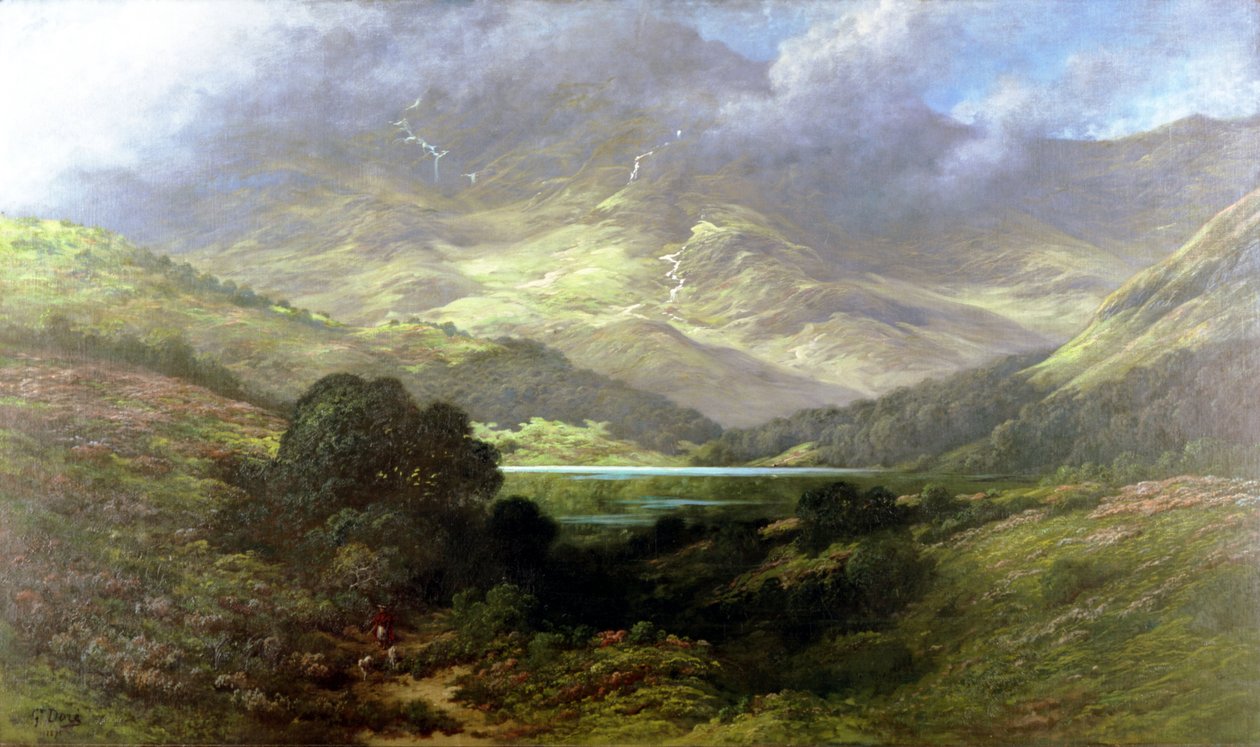 苏格兰高地 作者 古斯塔夫·多尔（Gustave Dore）