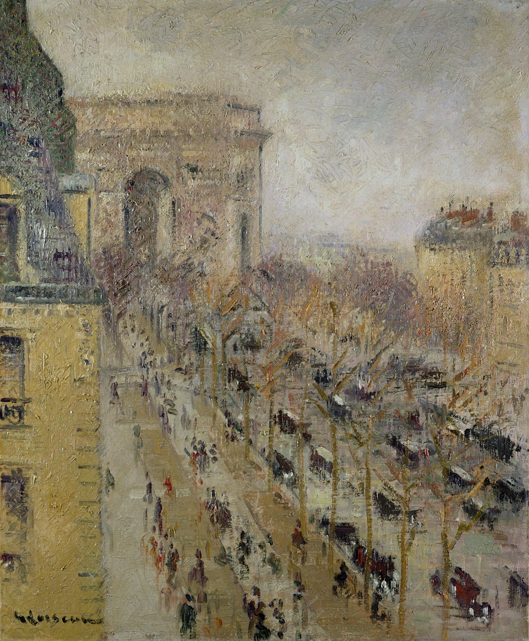 凯旋门，1930年 作者 古斯塔夫·洛索（Gustave Loiseau）