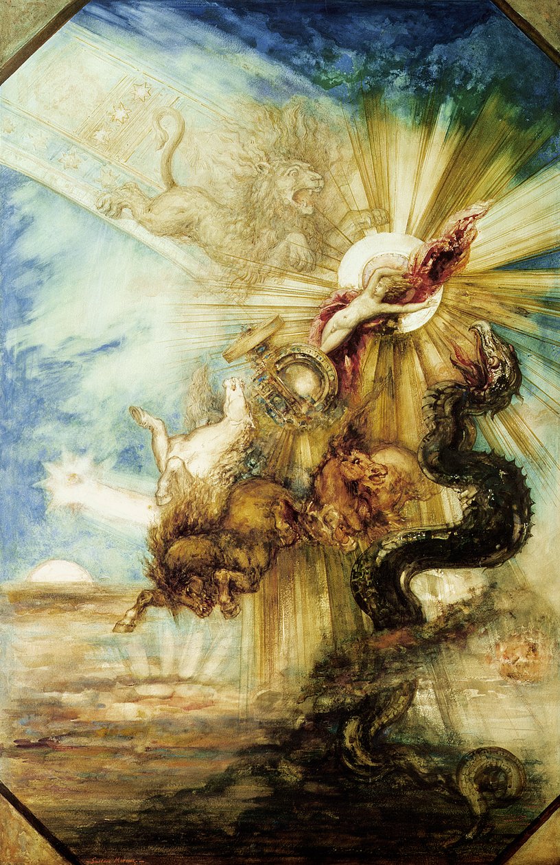 Phaethon的堕落 作者 古斯塔夫·莫罗（Gustave Moreau）