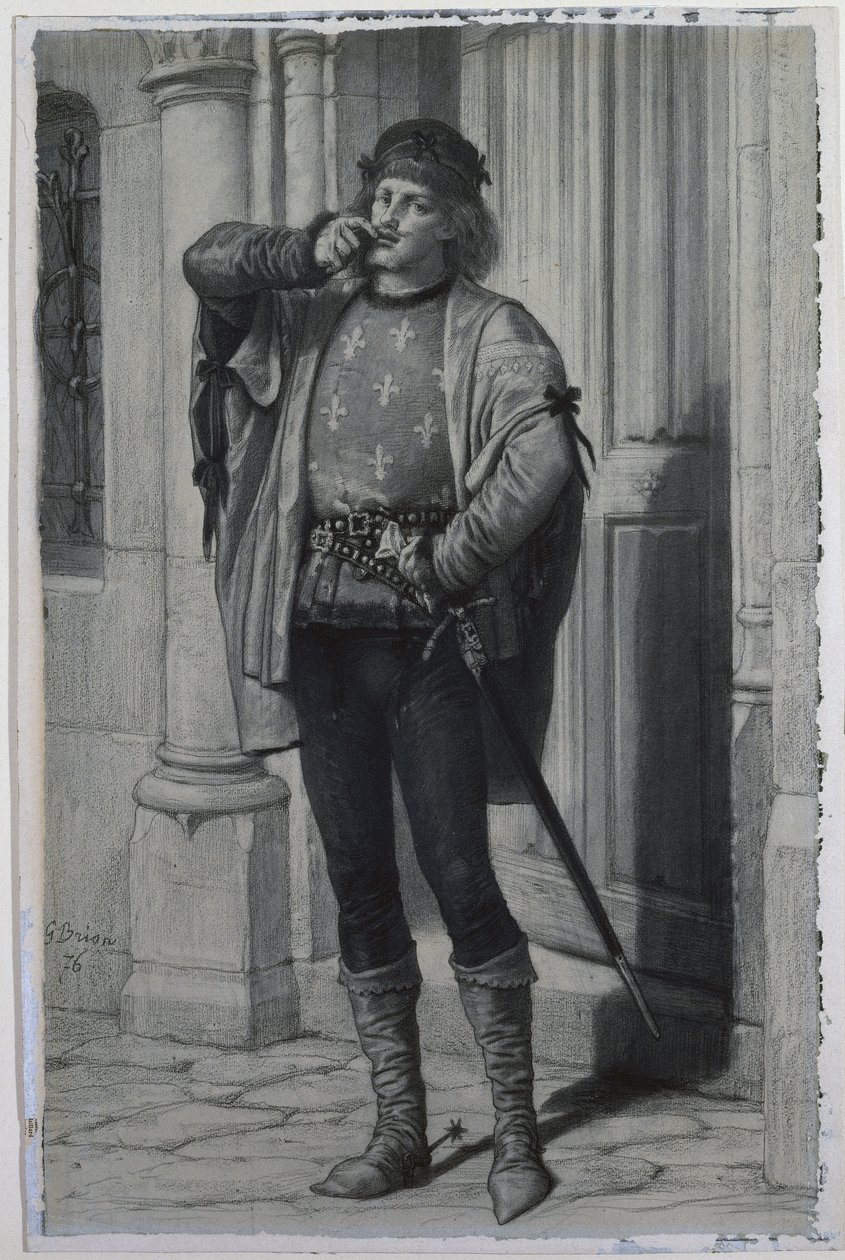 Phœbus de Chateaupers. 作者 古斯塔夫·布里昂（Gustave Brion）
