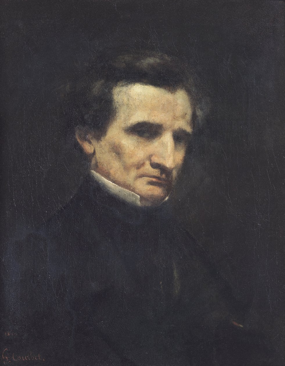 Hector Berlioz（1803-69）1850 作者 古斯塔夫·库尔贝