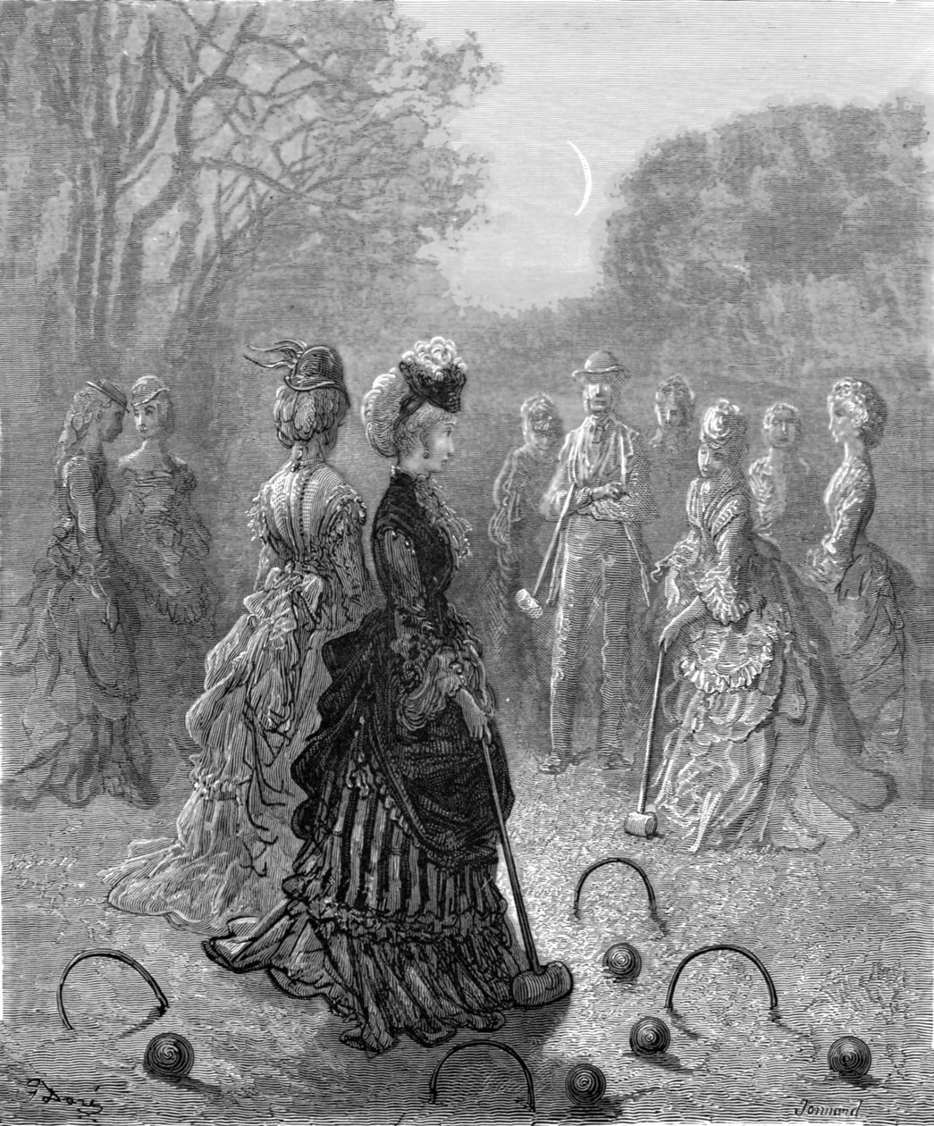 槌球》，1872年。 作者 古斯塔夫·多尔（Gustave Dore）
