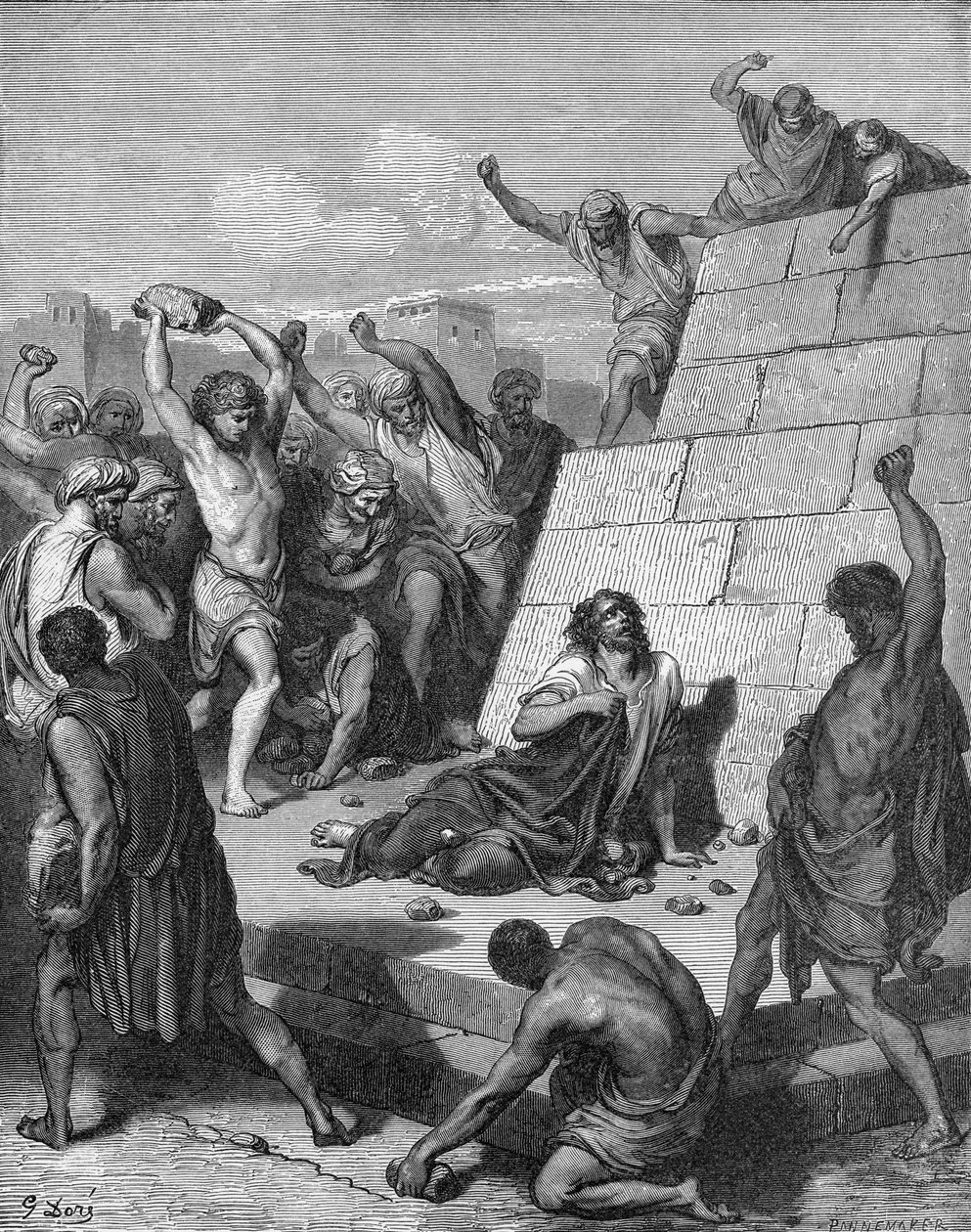 圣司提反的殉道 作者 古斯塔夫·多尔（Gustave Dore）