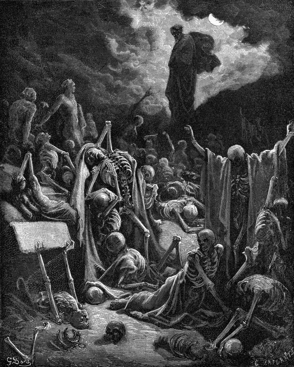 以西结的异象 作者 古斯塔夫·多尔（Gustave Dore）
