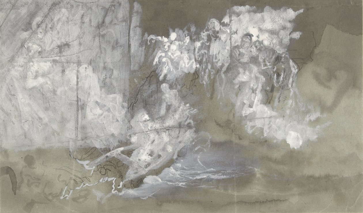 人物漂浮在云中 作者 古斯塔夫·多尔（Gustave Dore）