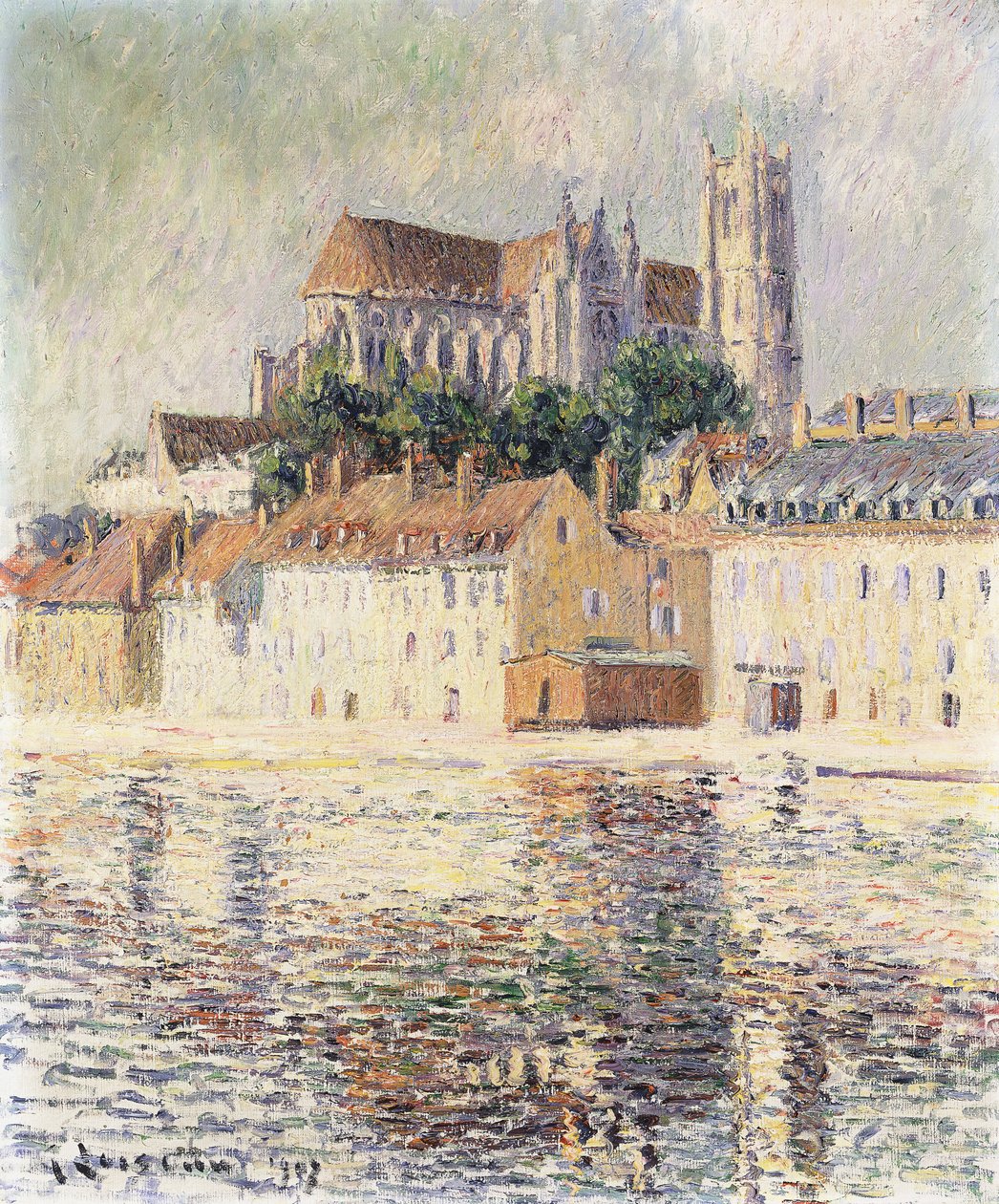 欧塞尔大教堂， 作者 古斯塔夫·洛索（Gustave Loiseau）