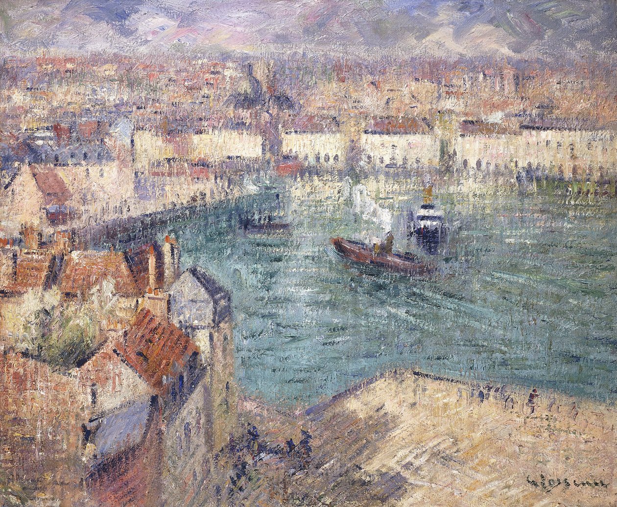 迪耶普，1929年 作者 古斯塔夫·洛索（Gustave Loiseau）