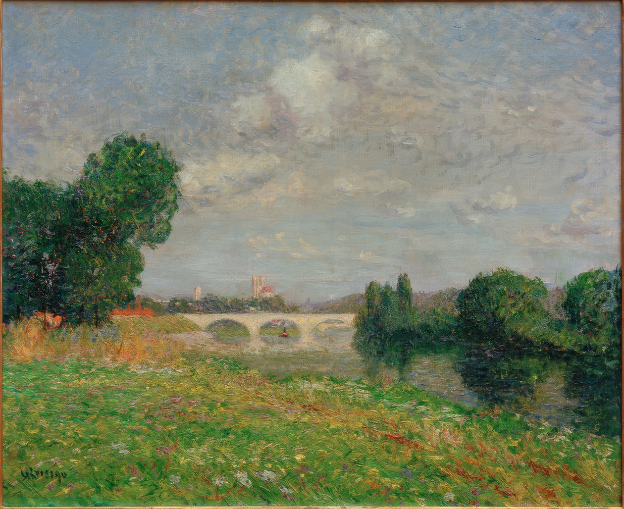 南特的Perronet桥 作者 古斯塔夫·洛索（Gustave Loiseau）