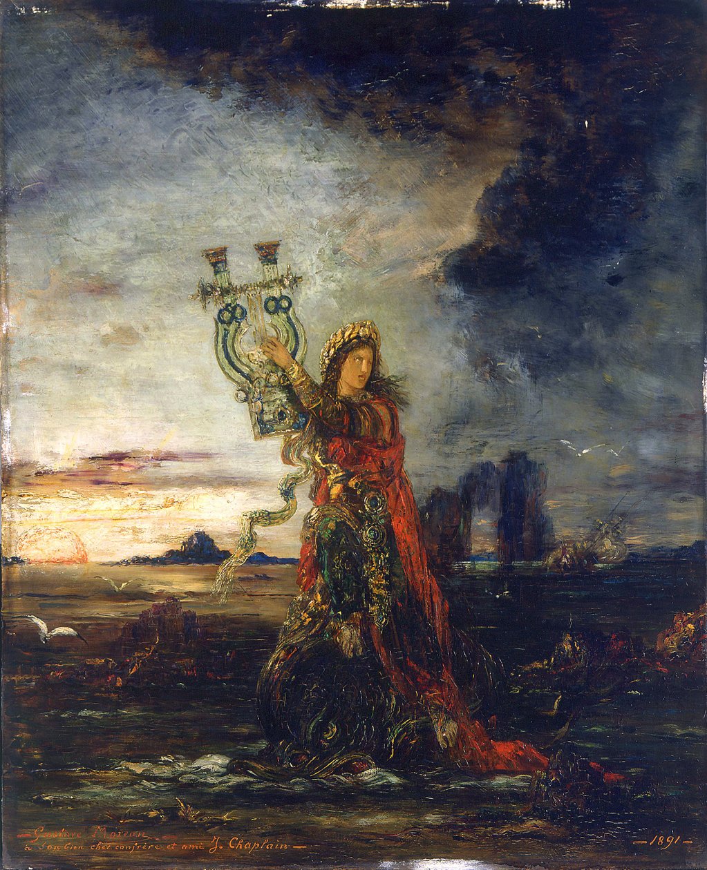 阿里昂 作者 古斯塔夫·莫罗（Gustave Moreau）