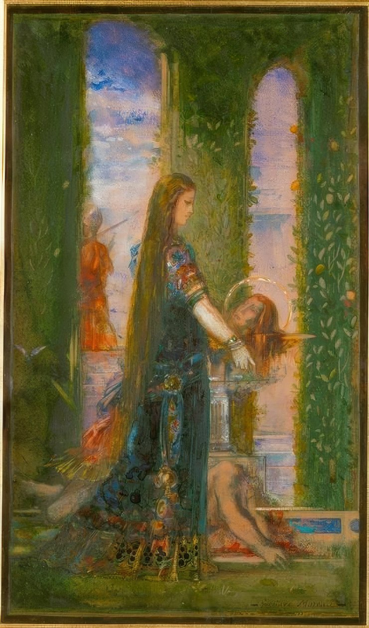 花园里的莎乐美 作者 古斯塔夫·莫罗（Gustave Moreau）