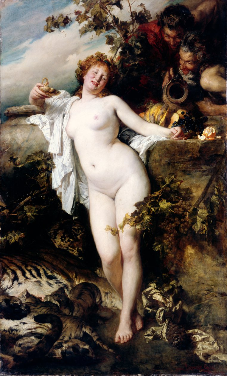 Bacchante 作者 久拉·本丘尔（GyulaBenczúr）
