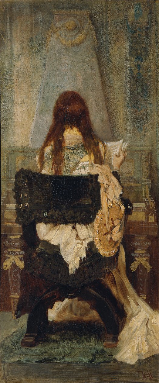 女钢琴师 作者 汉斯·马卡特（Hans Makart）