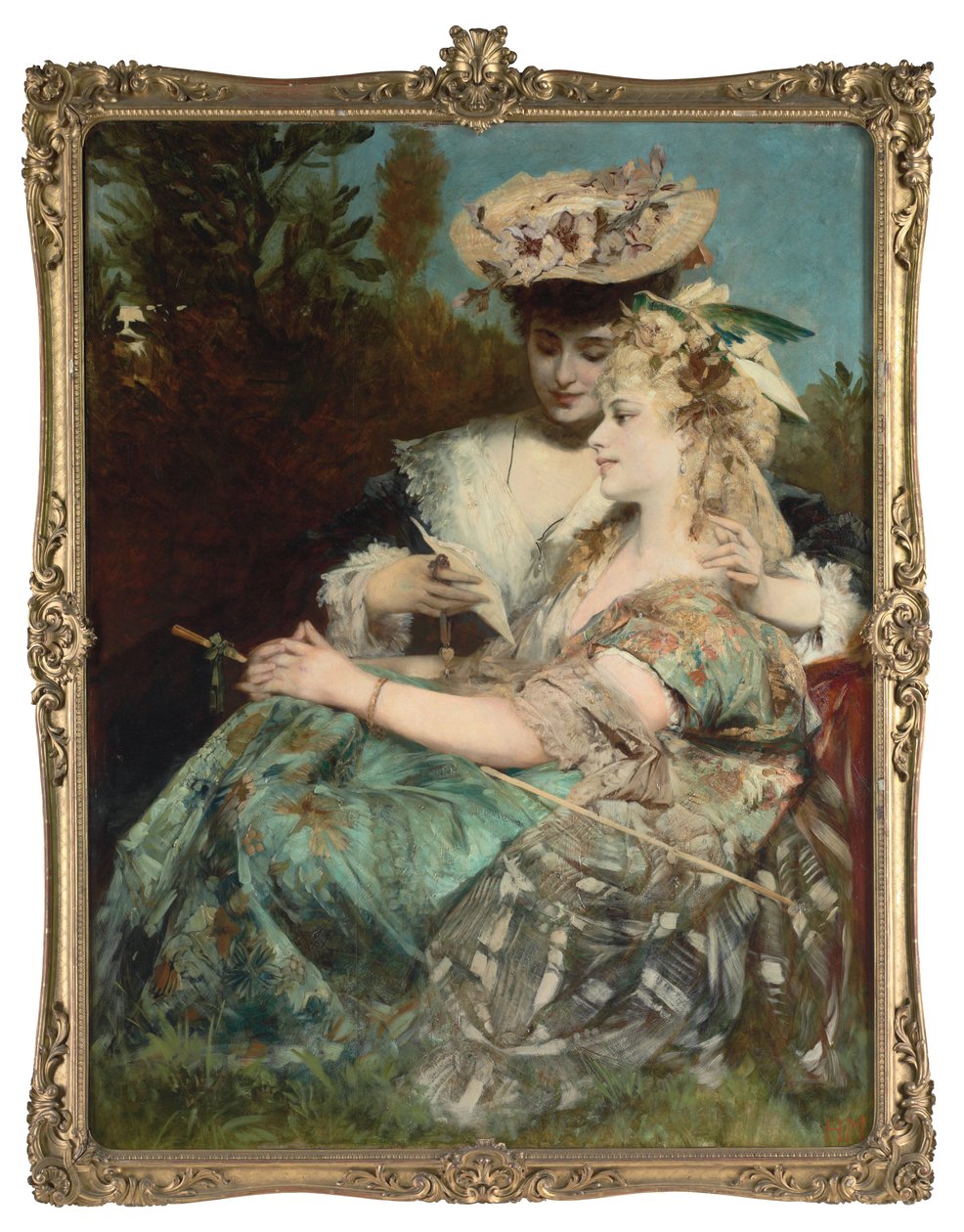 情书，1875年 作者 汉斯·马卡特（Hans Makart）