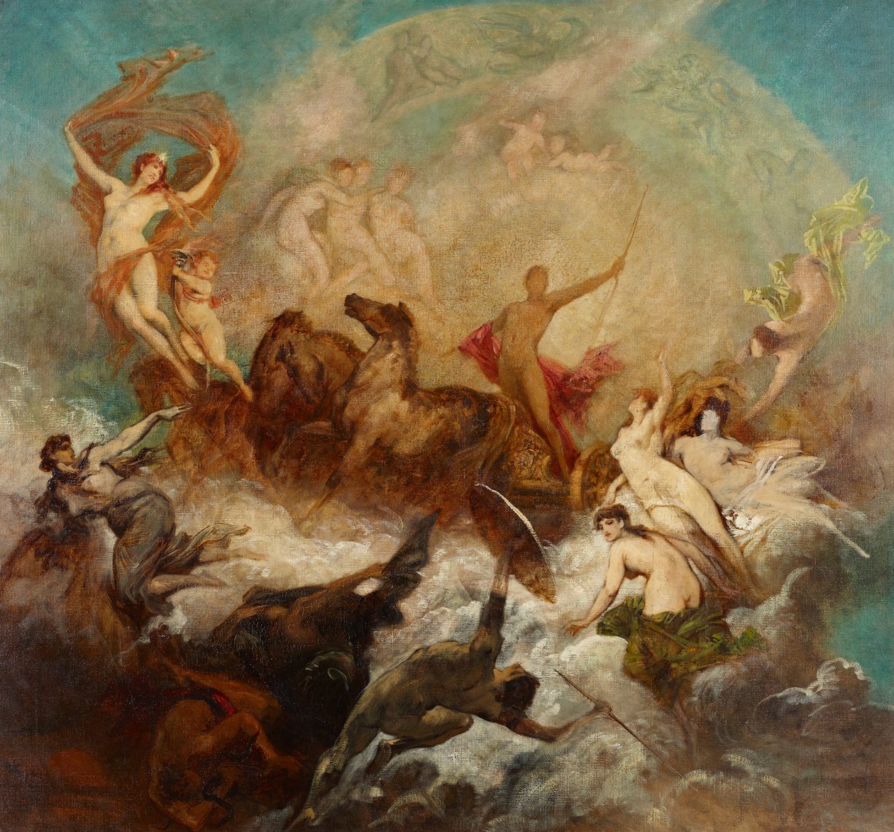 光明战胜黑暗 作者 汉斯·马卡特（Hans Makart）